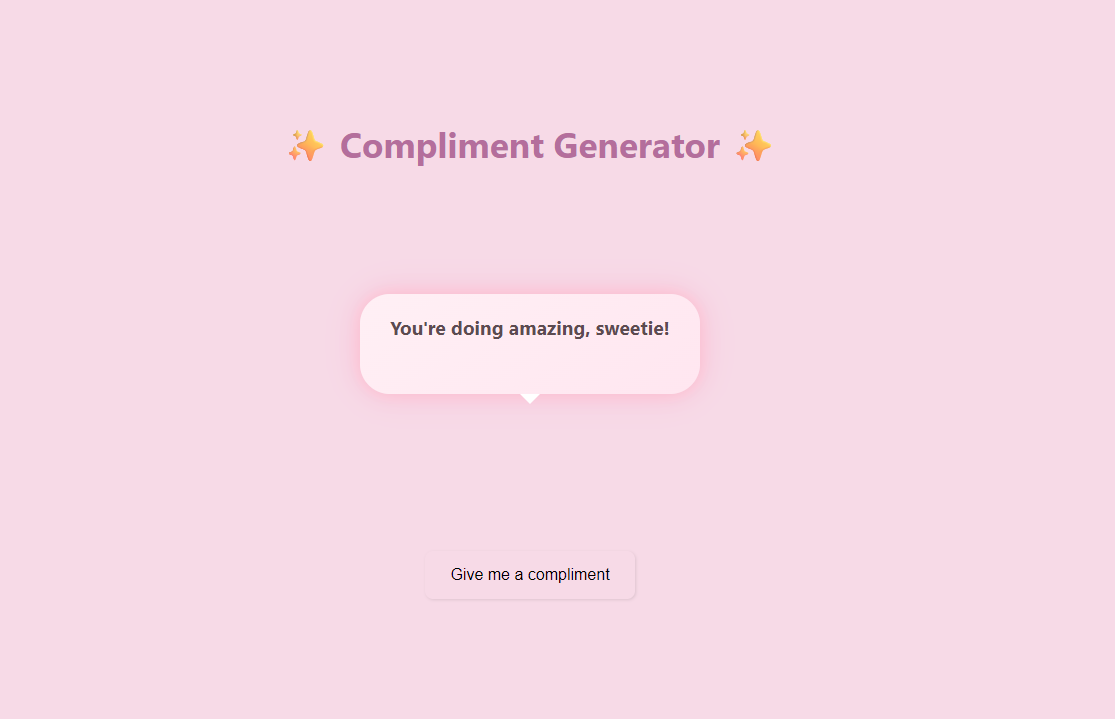Compliment Generator